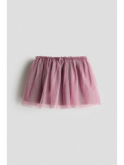 H&M - Girls Pink Glittery Tulle Skirt