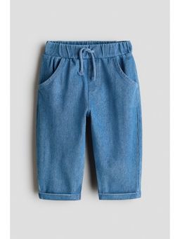 H&M - Boys Blue Denim-Look Trousers