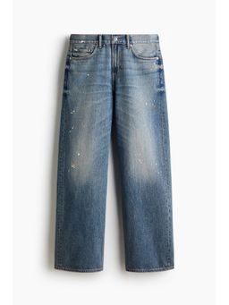 H&M - Men Blue Loose Straight Jeans