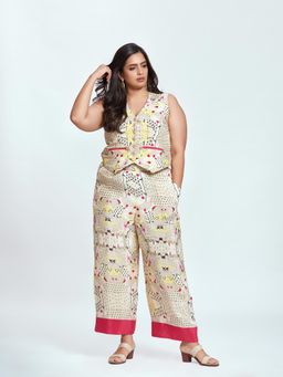 Neeti and Mudita - Mandala Teal Troy Co-Ord (Set of 2)