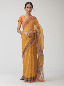 Fabindia - Cotton Silk Kota Printed Sari