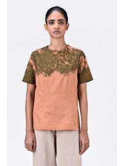 Genes Lecoanet Hemant - Slim Fit Round Neck Top With Canopy Print