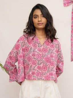 Notch Above - Vanna Drop Shoulder Top - Pink