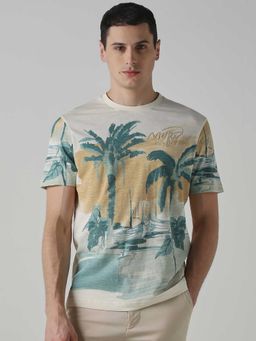 Mufti - Men Multi-Color Graphic Printed T-shirt