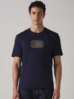 Mufti - Men Deep Midnight Navy Blue T-shirt