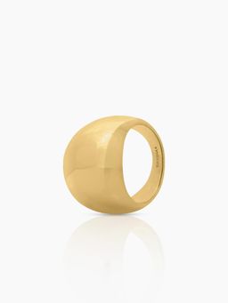 SWASHAA - Gold Arva Solid Dome Ring