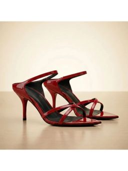 OZZARO - Women Red Fire Step Stiletto Heels