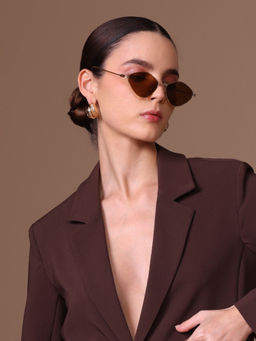 Kazo - Aria Irregular Metal Sunglasses (39)