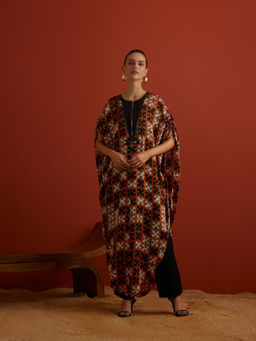 Kamaali Pret - Yuki Multi-Color Printed Kaftan Maxi Dress