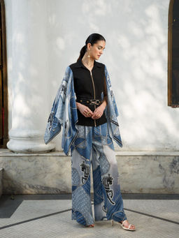 Kamaali Pret - Milad Blue Solid Pant