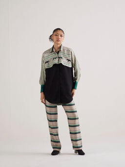 Kamaali Pret - Amari Black Printed Shirt