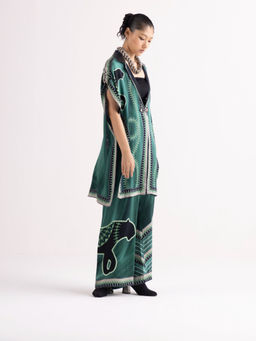Kamaali Pret - Mila Green Printed Pant