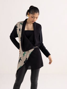 Kamaali Pret - Uzima Beige Printed Top