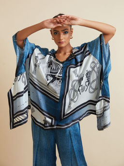 Kamaali Pret - Abal Multi-Color Printed Top