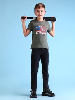 U.S. POLO ASSN. - Solid Black Cotton Jeans