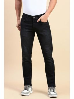 Classic Polo - Black Solid Slim Fit Jeans