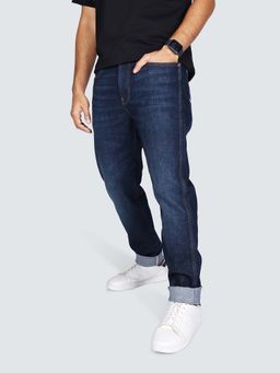 Lee - Blue Solid Slim Fit Jeans