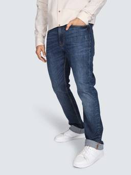 Lee - Blue Solid Straight Fit Jeans