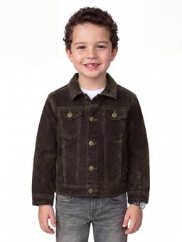 United Colors of Benetton - Regular Fit Solid Flock Trucker Denim Jacket