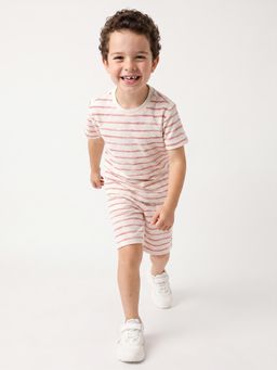 United Colors of Benetton - Regular Fit Round Neck Broken Stripes T-shirt