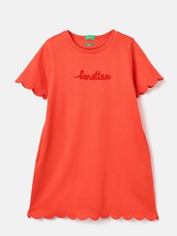 United Colors of Benetton - Regular Fit Round Neck Solid Dress
