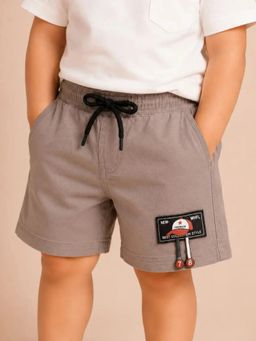 Bloom Up - Brown Premium Casual Shorts for Boys