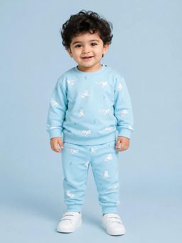 Bloom Up - Sky Blue Print Co-Ord Set