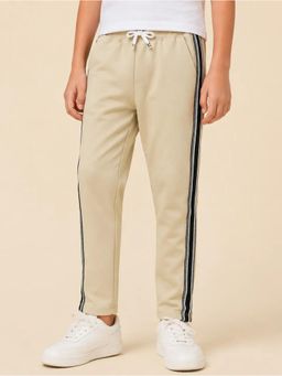 Bloom Up - Beige Trackpant for Boys