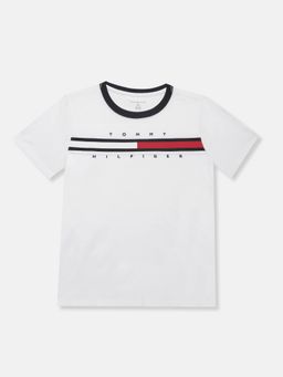 Tommy Hilfiger - Boys Embroidered Regular Fit Cotton T-shirt