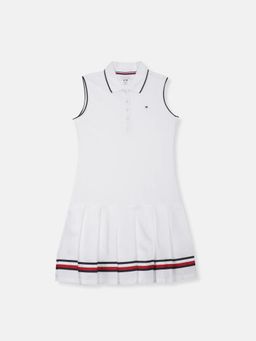 Tommy Hilfiger - Girls Cotton Polo Collar Dress