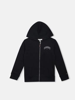 Tommy Hilfiger - Boys Embroidered Logo Regular Fit Hooded Jacket
