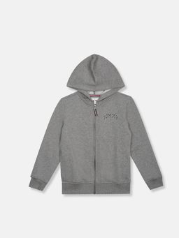 Tommy Hilfiger - Boys Embroidered Logo Regular Fit Hooded Jacket