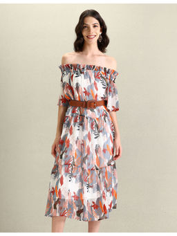 U.S. POLO ASSN. - Chiffon Printed A Line Dress