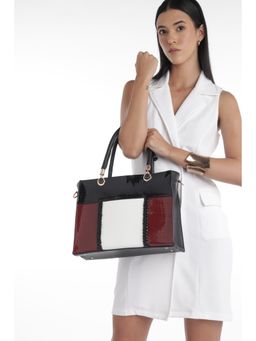 Fabbhue - Women Multi-Color Hand Bag with Detachable Strap