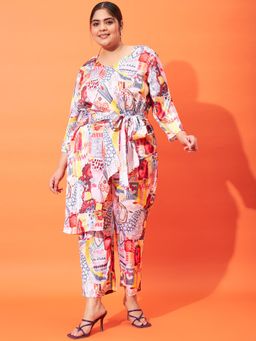 AAREIN - Ample NEOFAA Printed Top with Trouser (Set of 2)