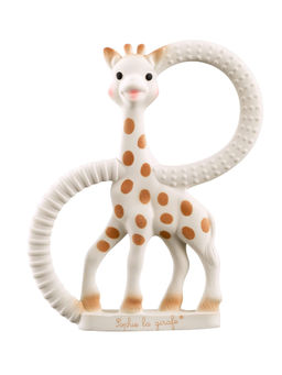 Sophie la Girafe - White Rubber Solid-Plain Teething Ring