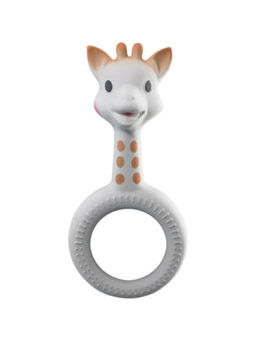 Sophie la Girafe - White Rubber Solid-Plain Ring Teether