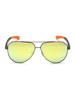 IDEE - IDS2998C3SG - UV Protected Solid Mirror Sunglasses for Men (58)