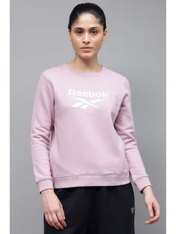 Reebok - Women Pink Full Sleeves Sweatshirt