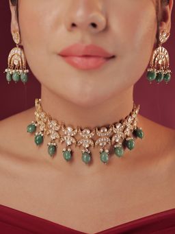 Srikala - Crecent Moon Green Set