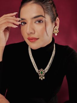 Srikala - Green Oval Set