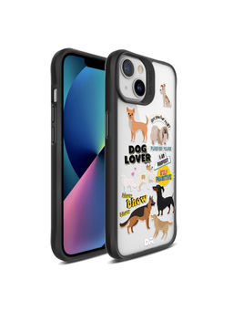 DailyObjects - Fur Babies Black Hybrid Clear Case Cover for iPhone 13 Mini 5.4 inch