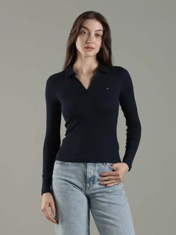 Tommy Hilfiger - Solid Slim Fit Cotton Polo T-Shirt