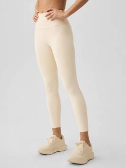 Wave Athleisure - Cream Essential High Waist Leggings