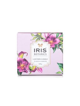 Iris - Botanics Lantern Candle Fragrance Tea Rose & Agarwood 330g