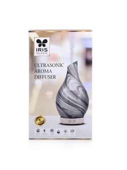 Iris - Celeste Ultrasonic Diffuser with 7 colour Changing LED Lights Colour Black and white