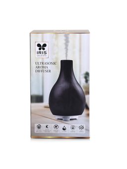 Iris - Celeste Ultrasonic Diffuser with 7 colour Changing LED Lights Black