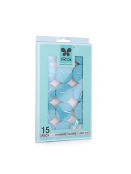 Iris - Homefragrances Tealights Pack of 30 Fragrance Cool Blue 9g each