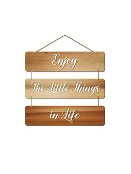 Art Vibes - Decorative Wooden Wall Hanging for Home