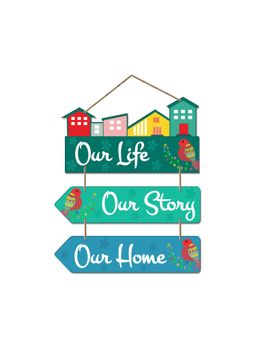 Art Vibes - Decorative Wooden Wall Hanging for Home